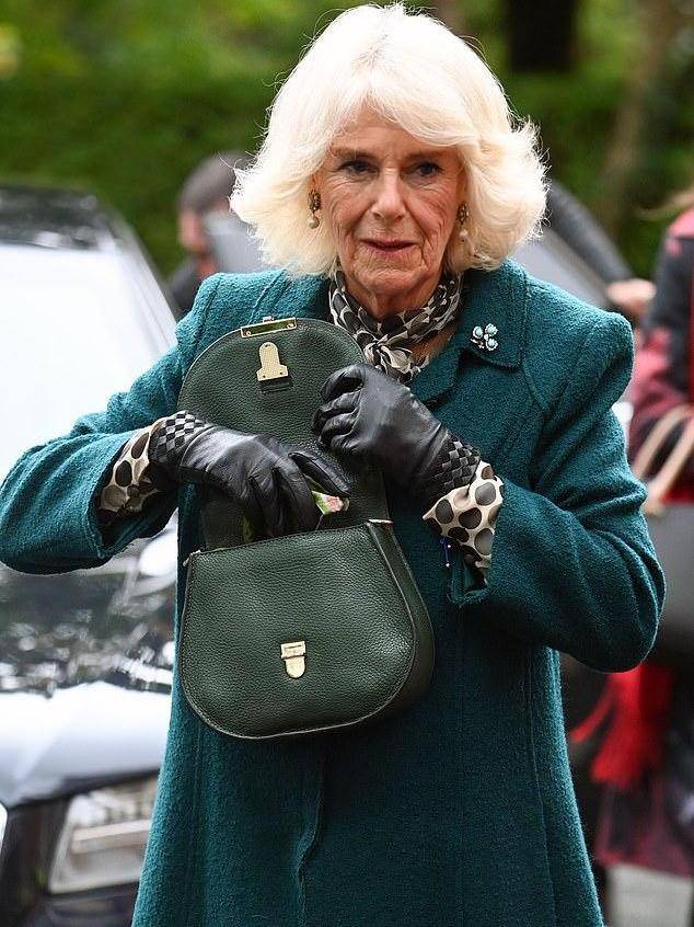 卡米拉|卡米拉真风光！一身翡翠绿抢了儿媳凯特风头，拎香奈儿包有王后范