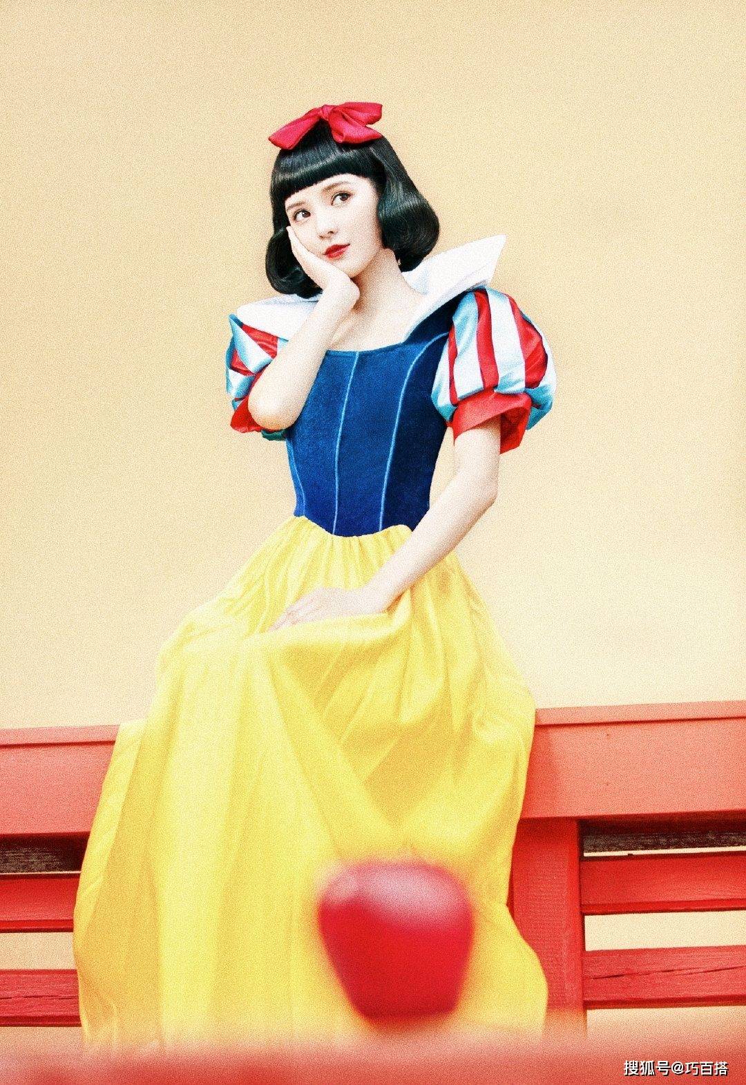 cos|张予曦的颜值可塑性太强了，cos迪士尼经典公主造型，个个惊艳！