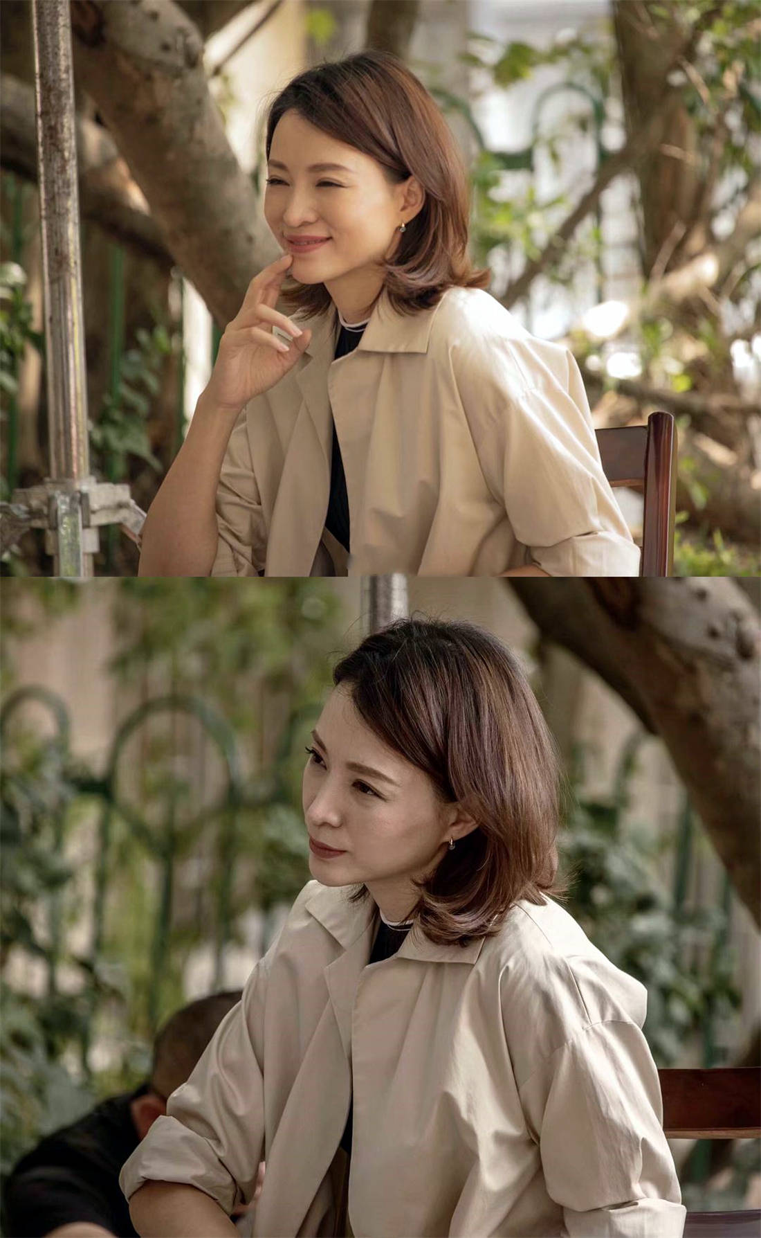 周涛|52岁周涛带少女感，46岁董卿似大学生，岁月对央视女主持格外留情