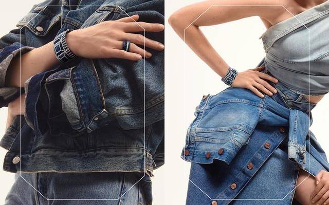 珠宝|没想到迷彩服、牛仔也能做成珠宝，丹宁布结合钻石实在太另类了