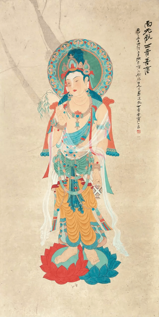 书画欣赏:张大千——佛画作品