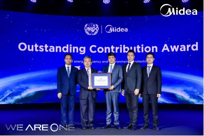 美的空调环保冷媒技术获联合国工发组织“节能环保杰出贡献奖”-家电圈官网
