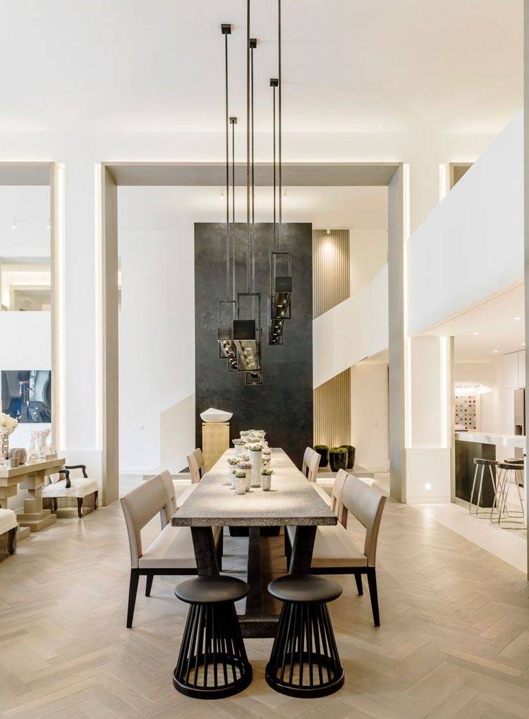  英国家装女王Kelly Hoppen的800m²豪宅，优雅白的高级感！