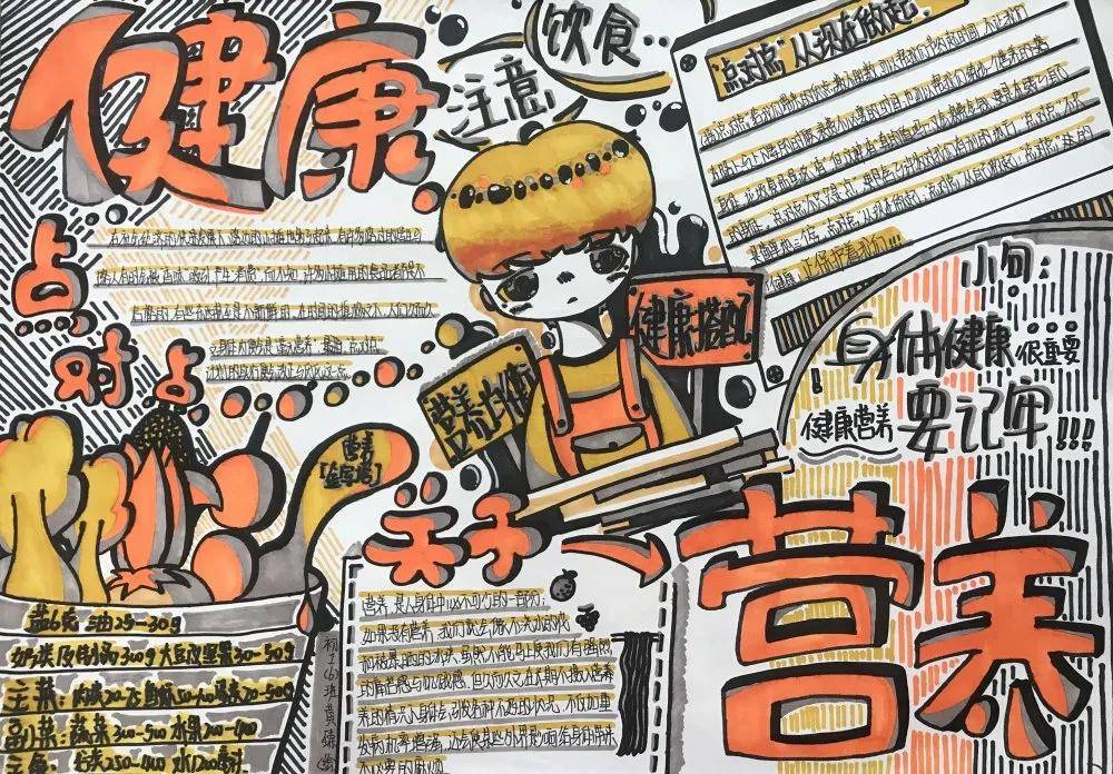松柏中学举行"节约粮食 杜绝浪费"手抄报比赛