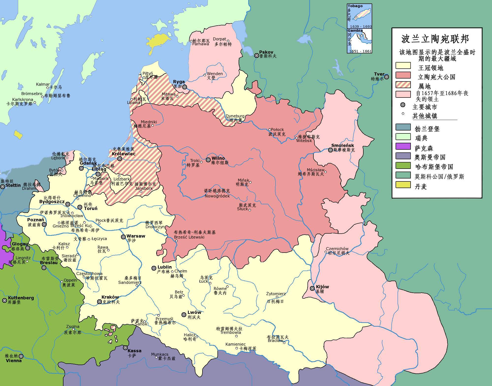 波兰在历史上被俄普奥三次瓜分进而灭国了,一直到一战后才在西方列强
