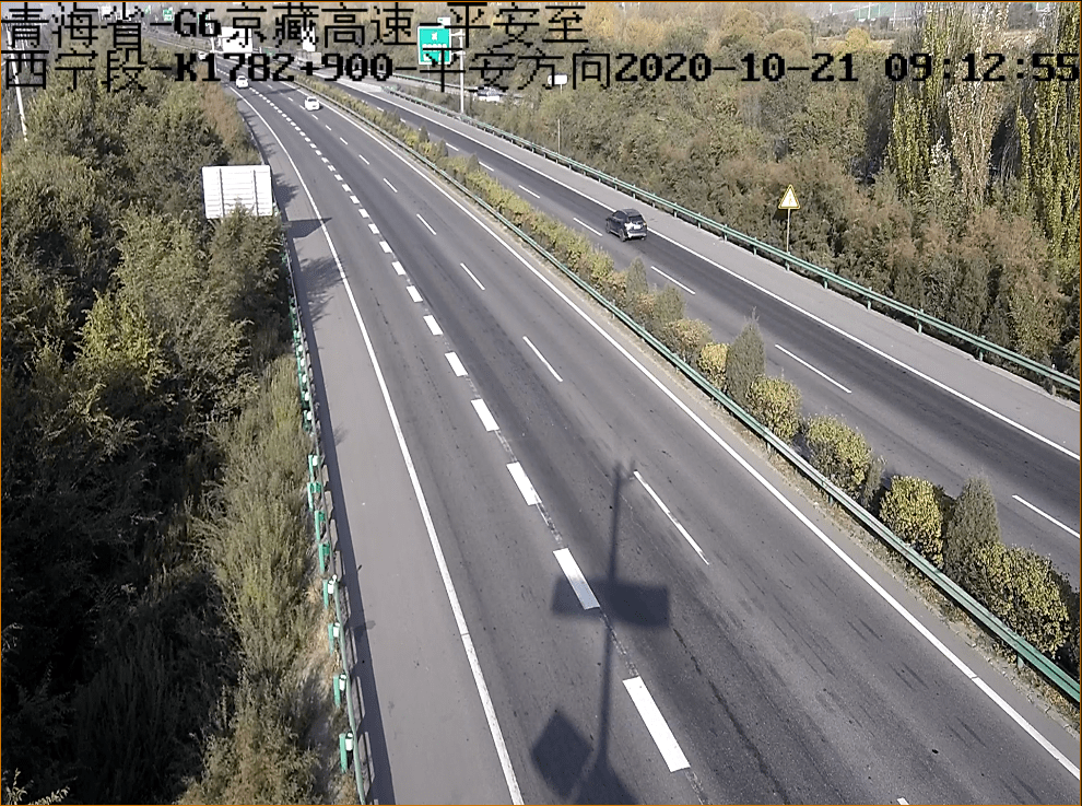 【10月21日●路网实景图】g6京藏高速公路,都兰收费站入口暂时封闭!