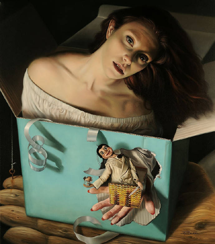 图片[7]-美国艺术家超现实主义油画作品，梦幻与性感并存-魔性次元