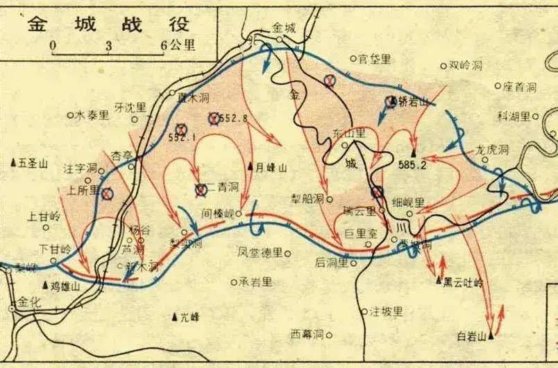 的背景非常明确:中国人民志愿军1953年7月夏季反击作战中的金城战役
