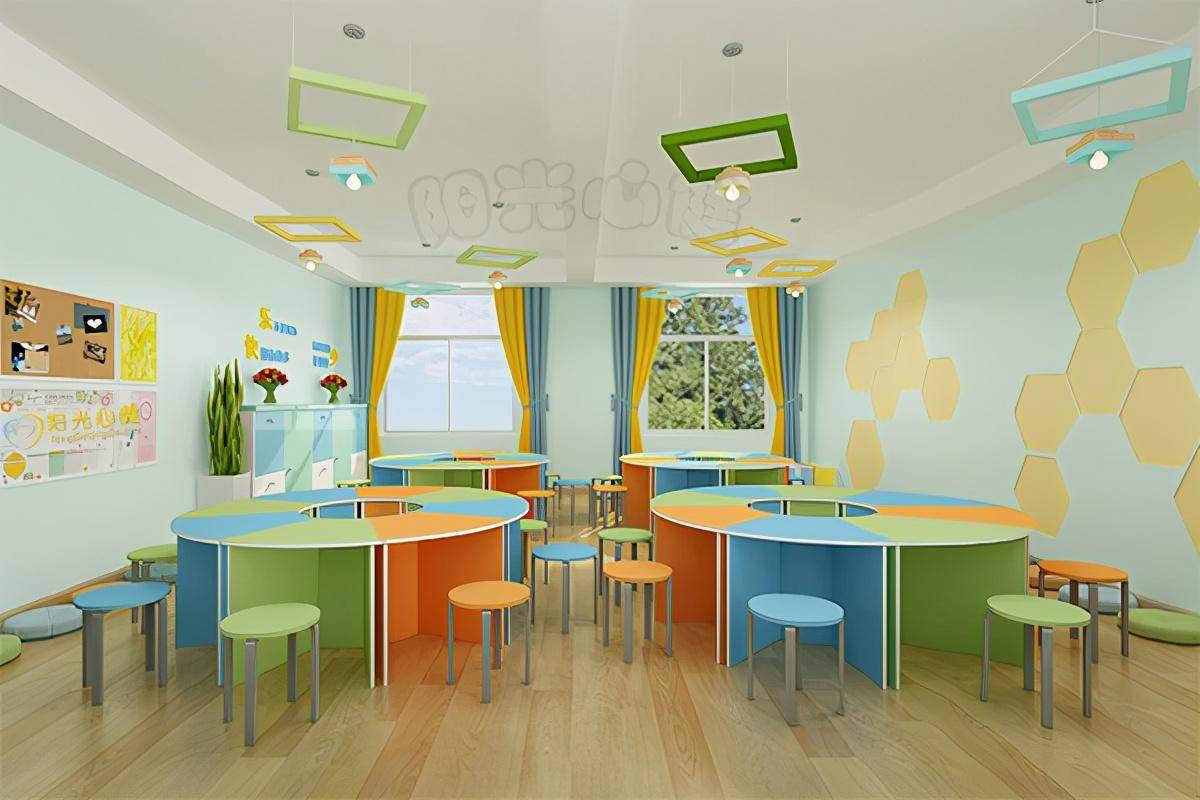广州白云区幼儿园心理咨询室|空间|家装设计|艺峰设计 - 原创作品 - 站酷 (ZCOOL)
