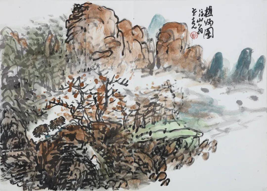 展讯 林泉高致 沂蒙情深—画家蓝立克_手机搜狐网