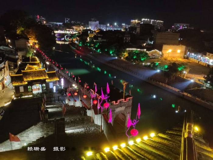 福建长汀——汀州名城夜景美