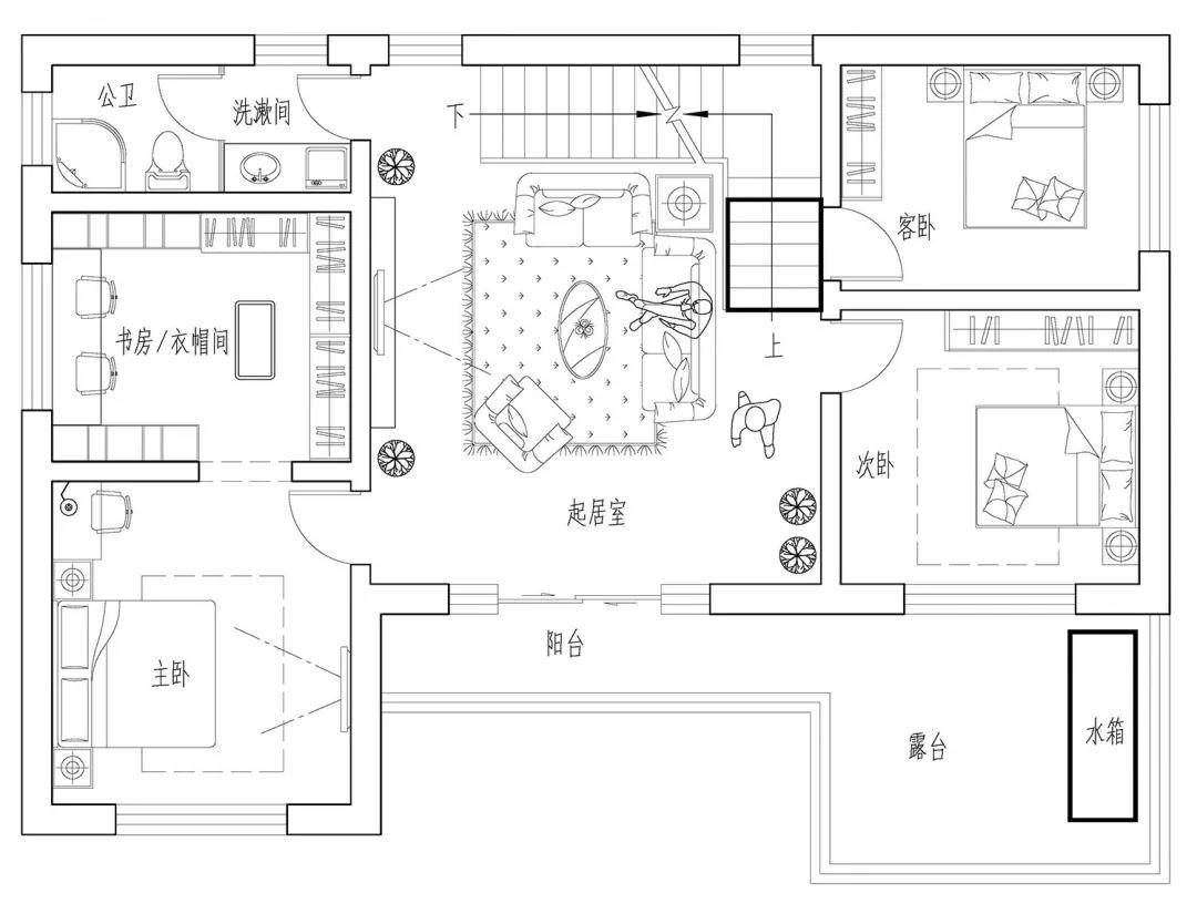 农村240㎡双层别墅自建房,设计复古且精致