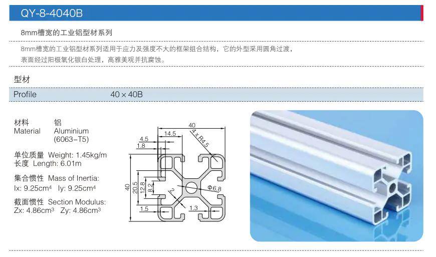 从铝型材图纸上能得到哪些数据