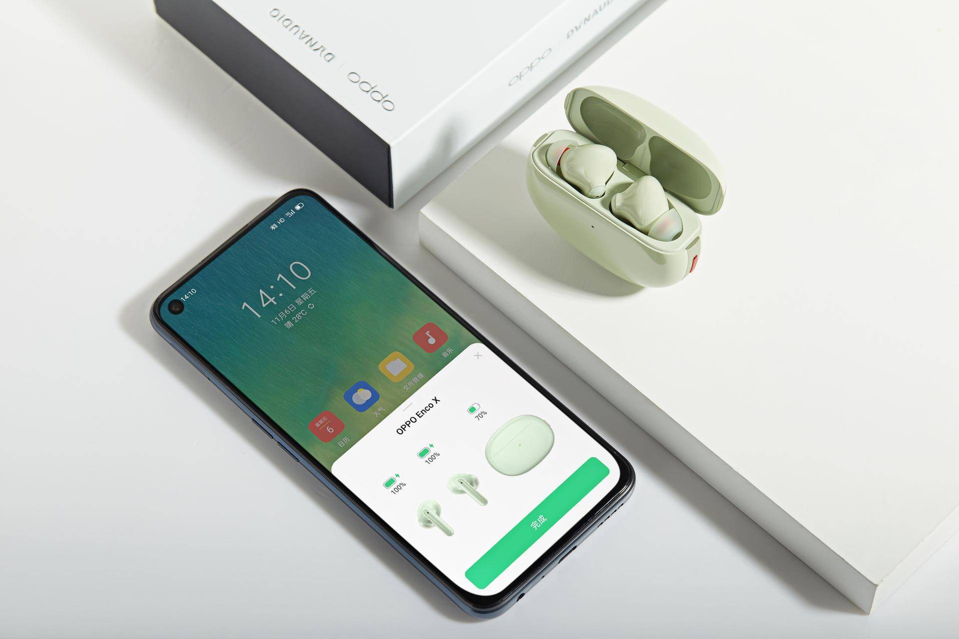 oppo enco x竹韵图赏:高颜外观搭配优秀内在,更有爱