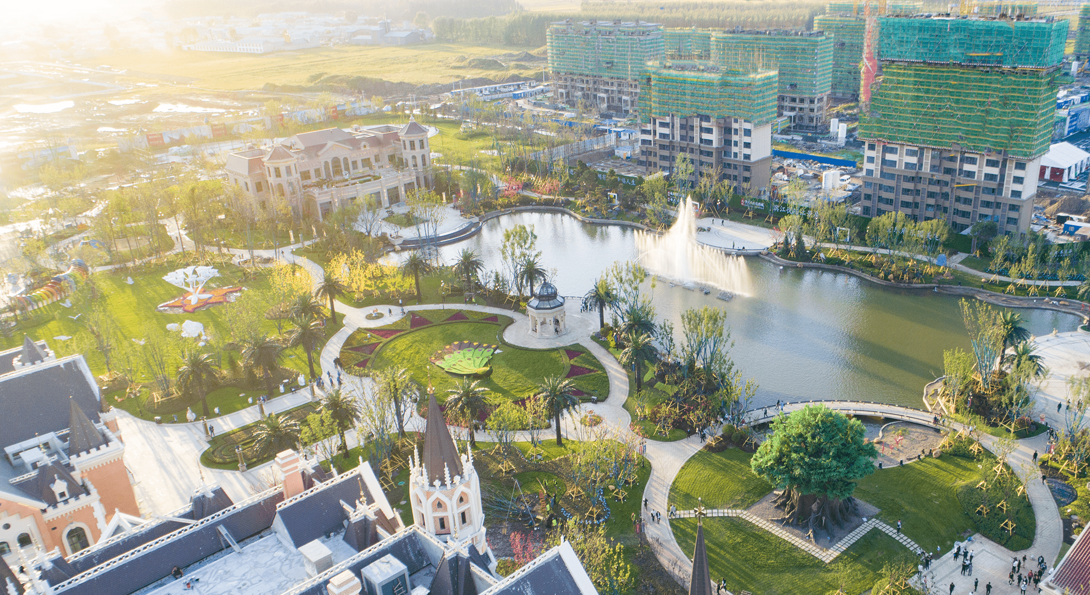 傲立松北门户的龙江恒大文化旅游城,龙江恒大·养生谷,依托哈尔滨新区