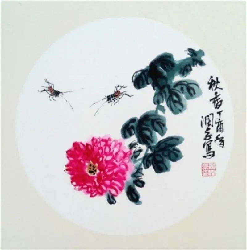 广东阳江70后画家谢润卓擅画写意牡丹字画作品上传太美了