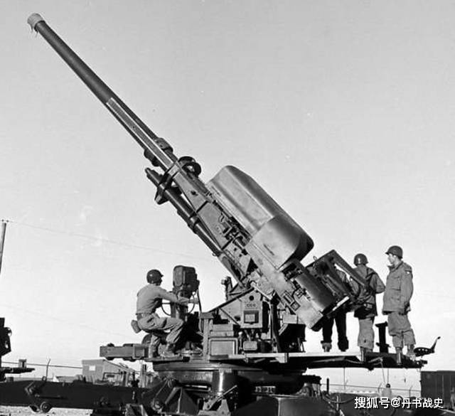 二战美国"平流层大炮",120毫米口径的m1重型高射炮