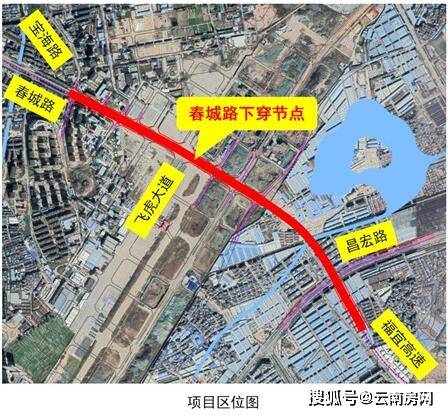 这一全长2320米的道路定级为城市快速路,其将下穿规划中的巫家坝中央