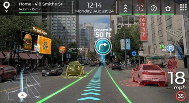 全新增强现实体验:科幻即现实,ar导航让每个人都成为"老司机"