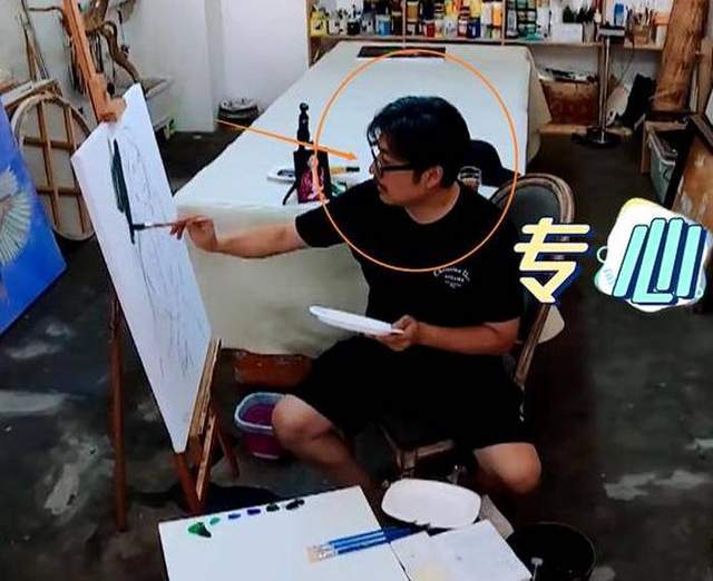 原创没想到王岳伦绘画技术非常好看到他给李湘的画像真的很惊艳