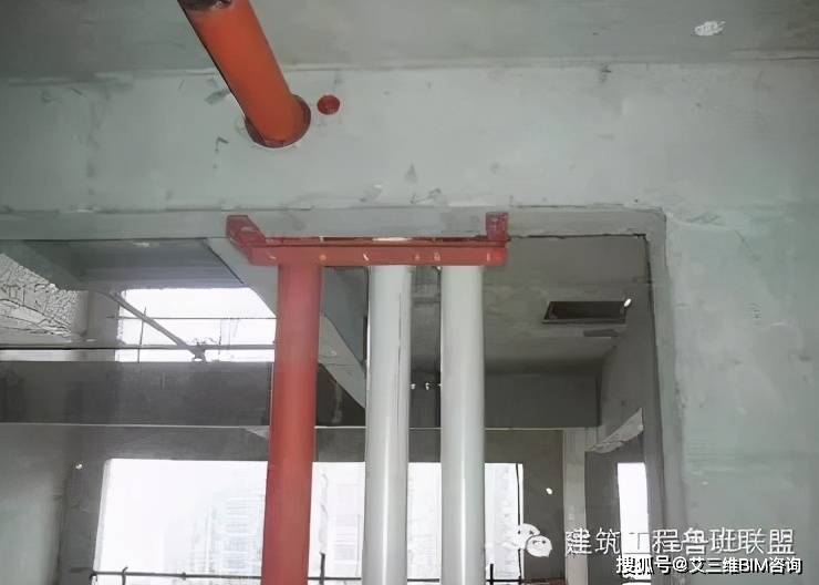 建筑给水,排水,消防施工工艺流程全解读,你要的都在这里!_支架