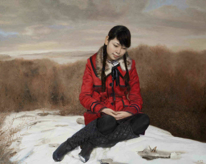 图片[7]-80后新锐画家——赵新雨油画中的青春少女-魔性次元