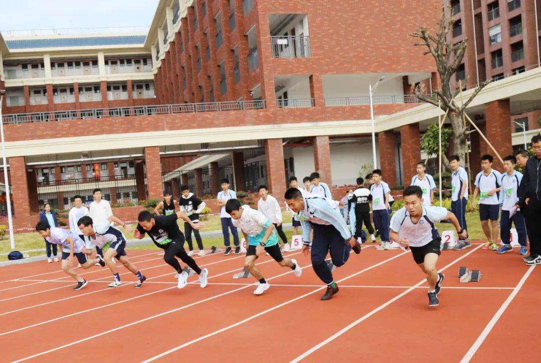 运动点燃激情青春向阳奔跑肇庆华附中学部第一届田径运动会