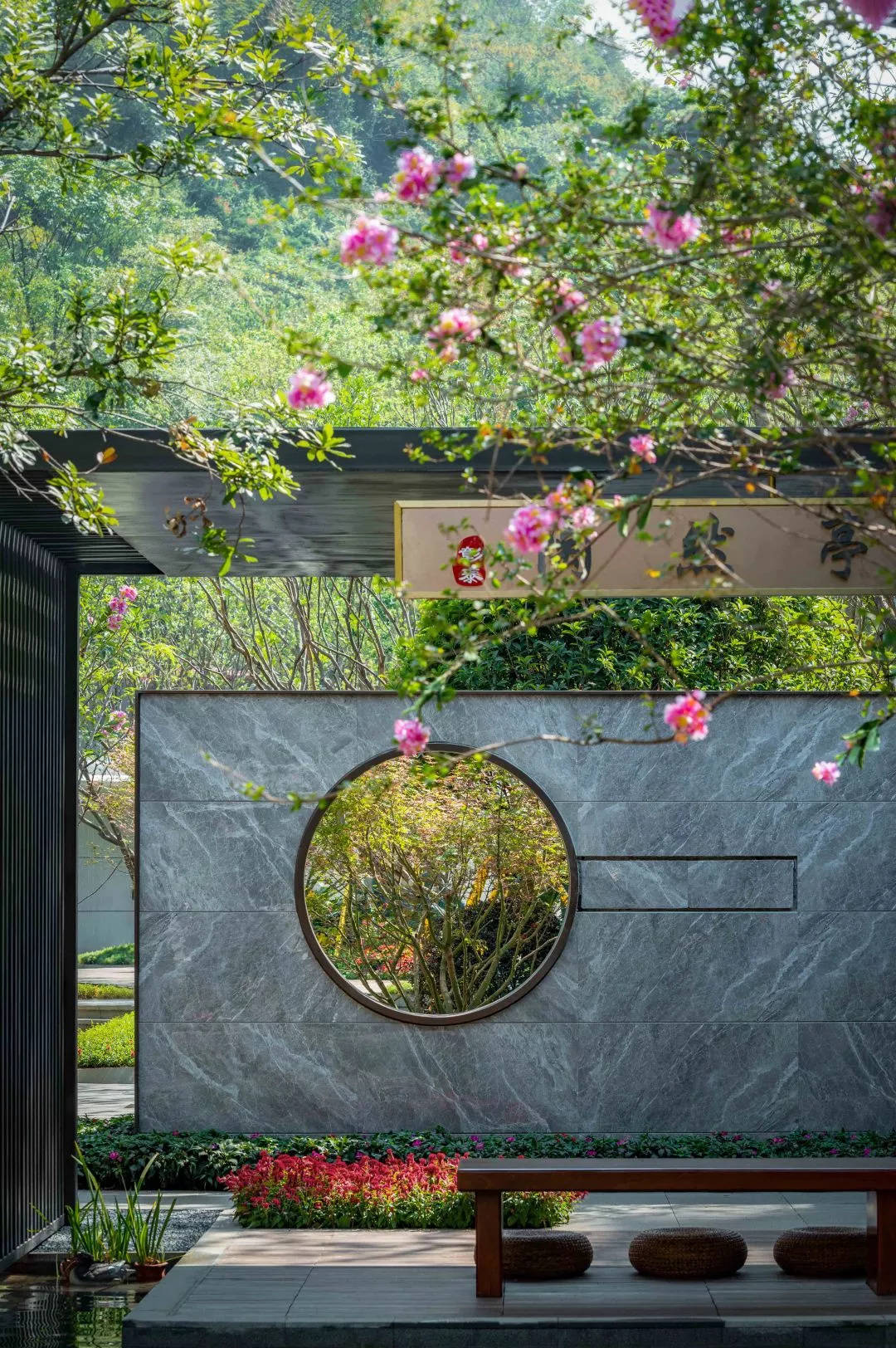 原创庭院装修:12款现代中式花园庭院设计,果然院子还是中式的最美