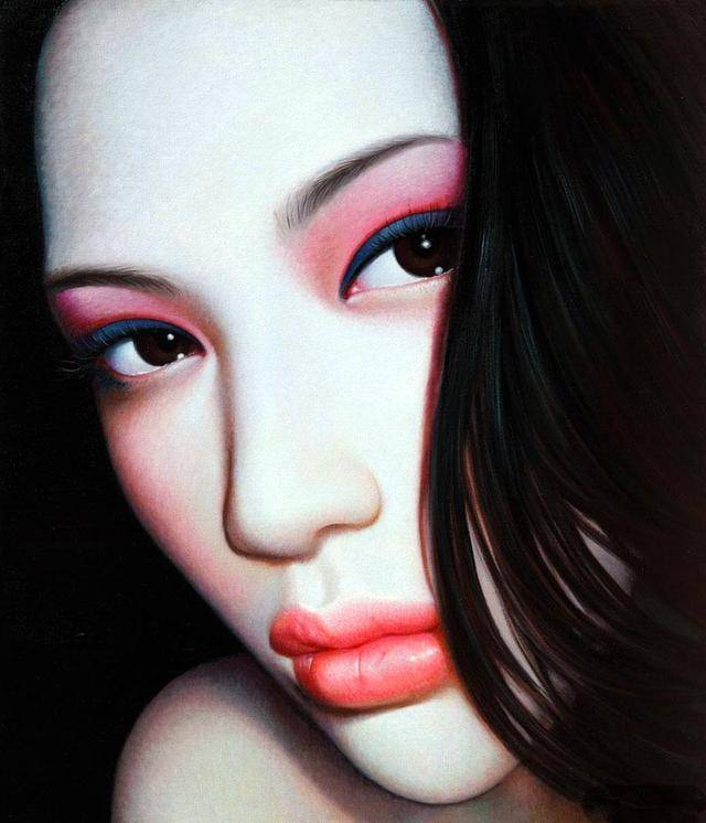 图片[10]-青年艺术家张向明油画中的北京女孩-魔性次元