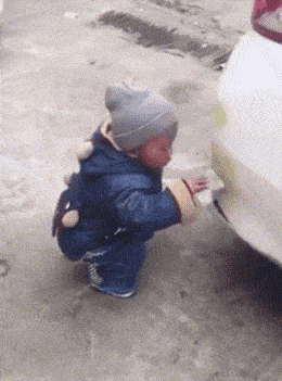 原创搞笑gif段子我家的牛可能要起飞了