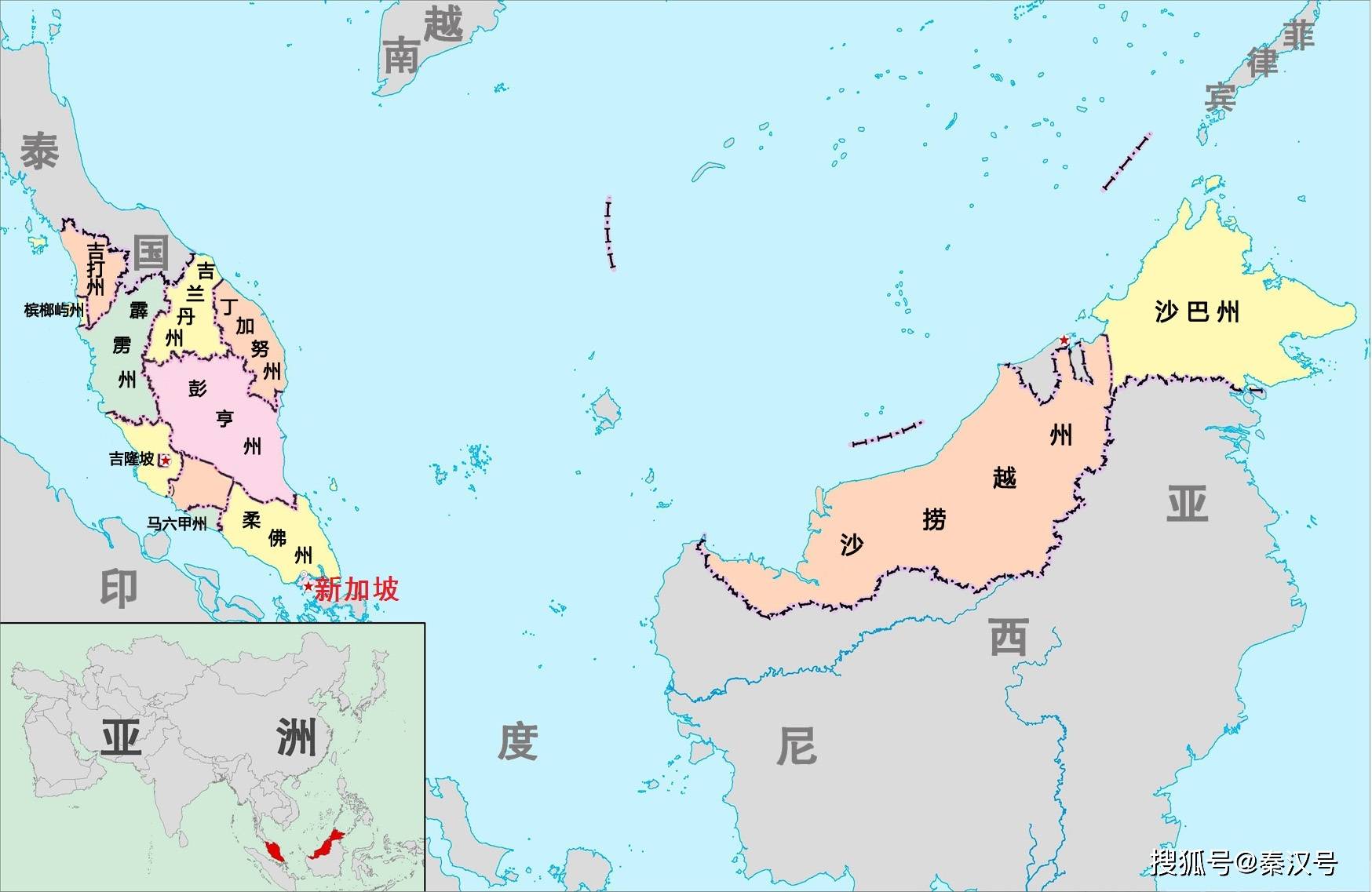 对比马来西亚与新加坡经济总量_新加坡与马来西亚地图