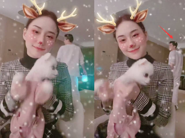 何超莲窦骁约朋友过圣诞,两人依偎一起高调放闪