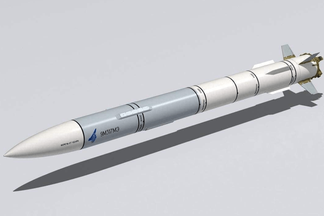 俄罗斯"山毛榉-m3"防空导弹武器系统配备的新一代9m317m3防空导弹的