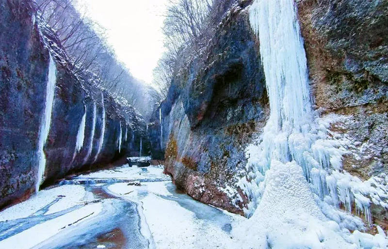 陕西旅游:今冬铜川溪山胜境美出新高度!尤其是冰瀑,冰