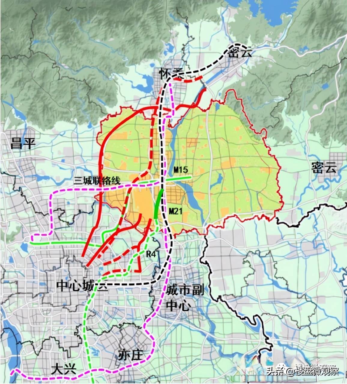 2020年最新最全顺义交通蓝图含t1t2t3轻轨m21城铁