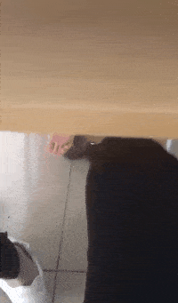 搞笑gif段子:无处安放的脚丫子!哈哈哈哈