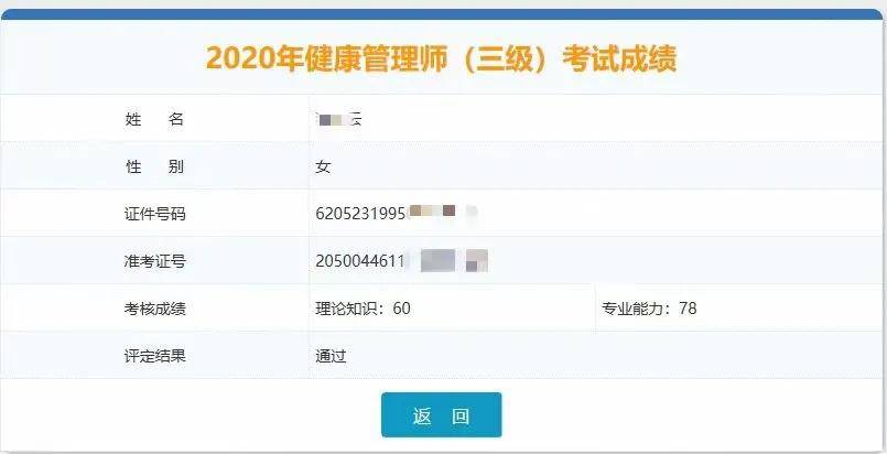 2020年健康管理师成绩出来啦!赶快去查询叭!