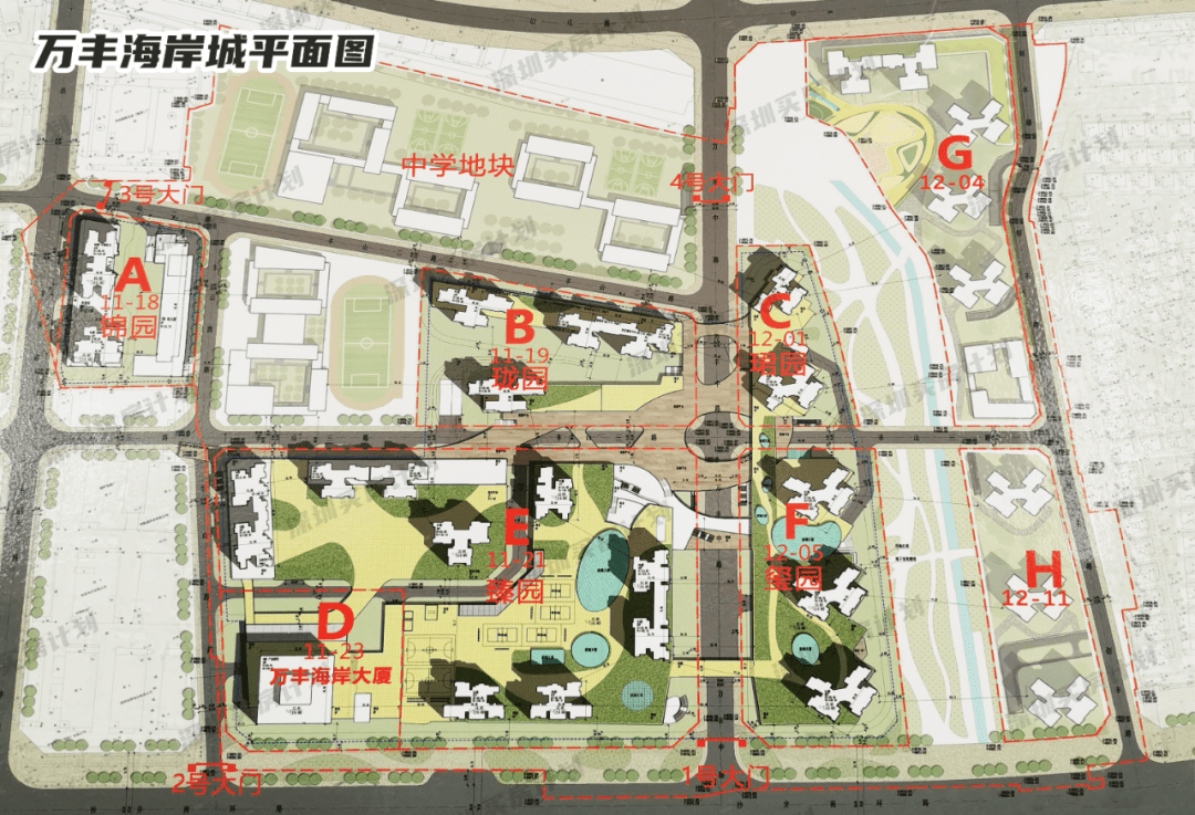 沙井万丰海岸城即将入市,附户型图,均价5.76万/㎡?