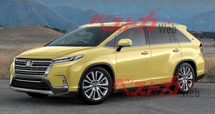 丰田皇冠SUV效果图看起来年轻时尚/或者采用2.0T发动机
