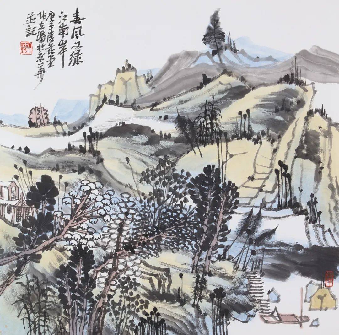 《春风又绿江南岸》68*68cm