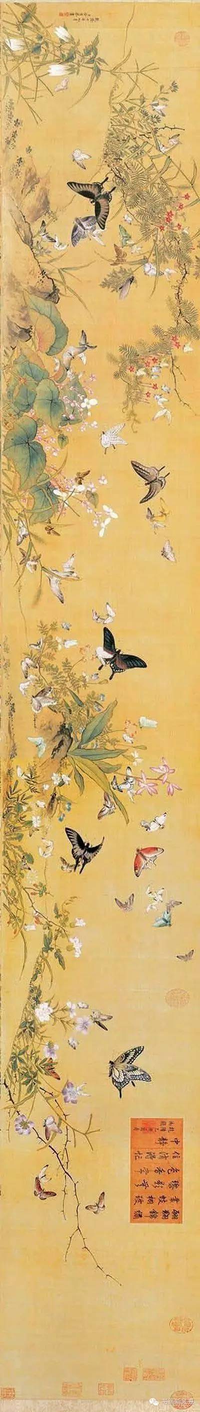 百花图百鸟图百蝶图辑录欣赏