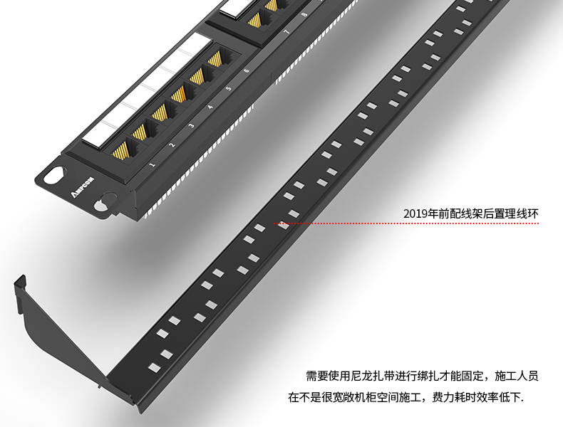 浅析重新设计配线架理线环对工程效率的提升