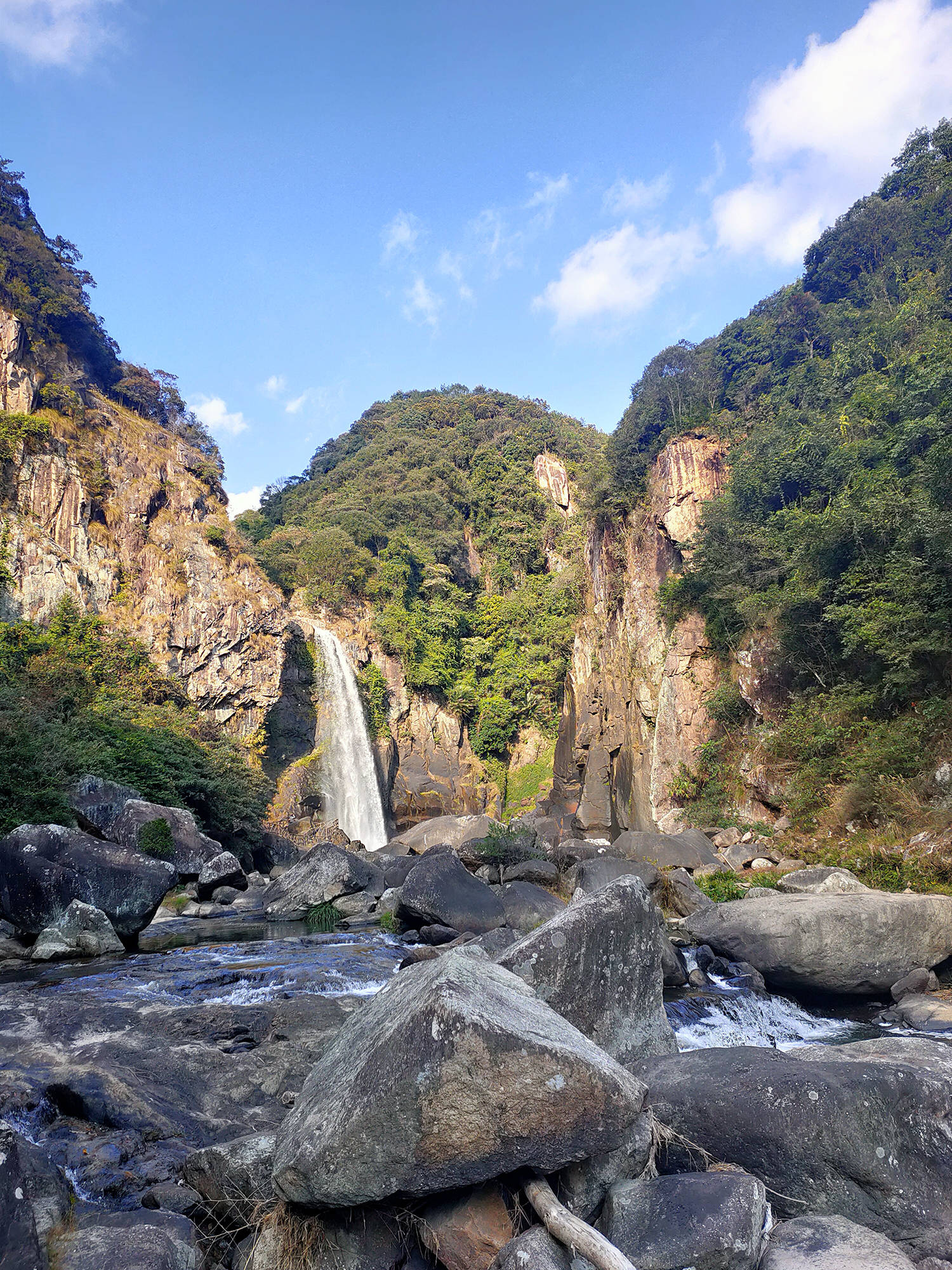 福州周边游:莆田仙游九鲤湖,观瀑布邂逅彩虹