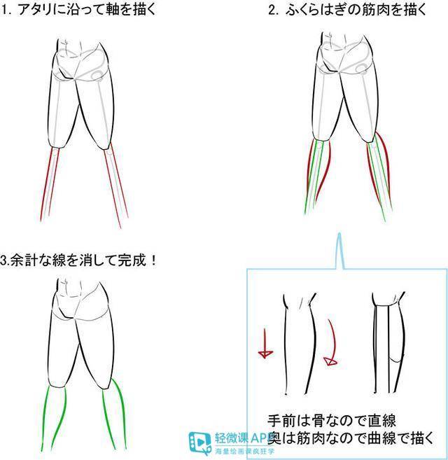 原创人物腿部怎么画?超详细的二次元腿画法