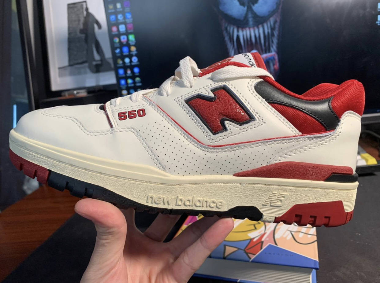 最近大火的nb550 new balance 550 红白/蓝白