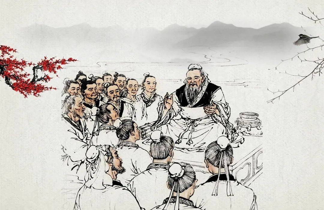 （图片来源于包图网）02孔子的学生子路，救了一个落水的人，那个人感谢