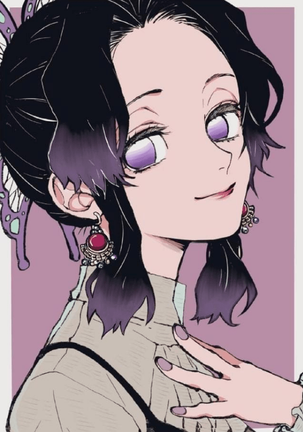 虫柱——蝴蝶忍画师souskeee就绘制了九柱的现代装扮,忍姐姐有一种