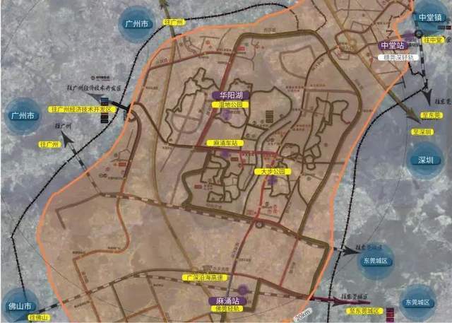 重磅!地铁r1线(规划)将途径麻涌新城中心tod核心区