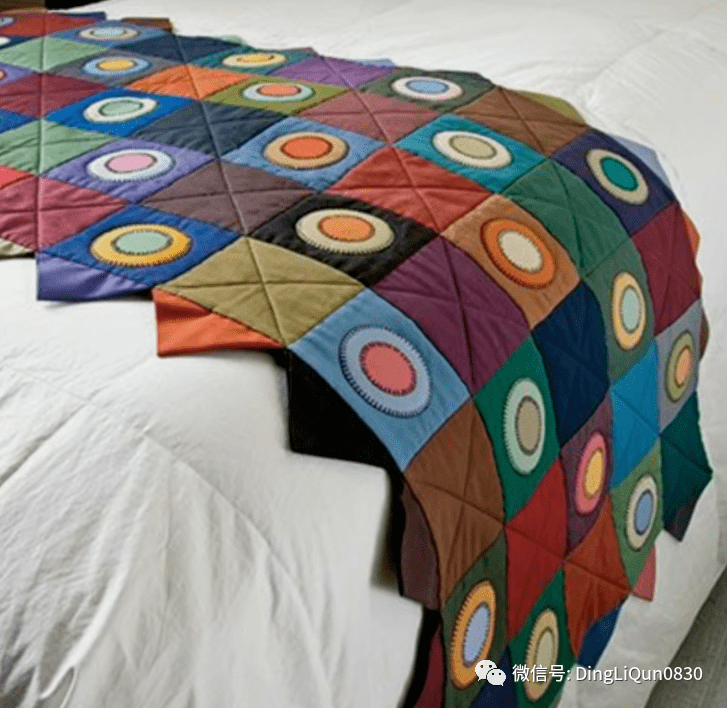 「拼布作品」100款用零碎布料制作的床单和被罩,太壮观了!