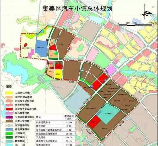 中国厦门集美汽车小镇项目规划案例
